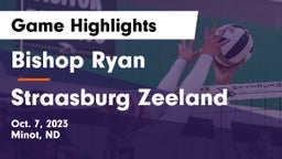 Bishop Ryan  vs Straasburg Zeeland Game Highlights - Oct. 7, 2023