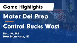 Mater Dei Prep vs Central Bucks West  Game Highlights - Dec. 18, 2021