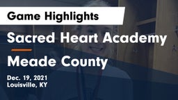 Sacred Heart Academy vs Meade County  Game Highlights - Dec. 19, 2021