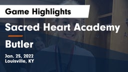 Sacred Heart Academy vs Butler  Game Highlights - Jan. 25, 2022
