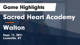 Sacred Heart Academy vs Walton  Game Highlights - Sept. 11, 2021