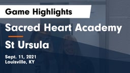 Sacred Heart Academy vs St Ursula Game Highlights - Sept. 11, 2021