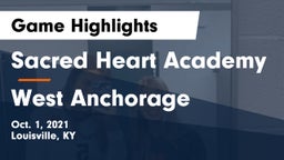 Sacred Heart Academy vs West Anchorage  Game Highlights - Oct. 1, 2021