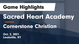 Sacred Heart Academy vs Cornerstone Christian Game Highlights - Oct. 2, 2021