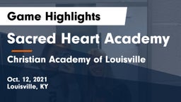 Sacred Heart Academy vs Christian Academy of Louisville Game Highlights - Oct. 12, 2021