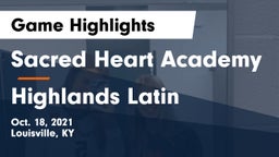 Sacred Heart Academy vs Highlands Latin Game Highlights - Oct. 18, 2021