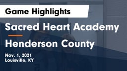 Sacred Heart Academy vs Henderson County Game Highlights - Nov. 1, 2021
