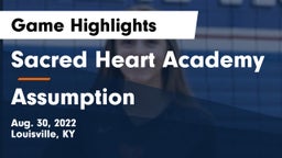 Sacred Heart Academy vs Assumption  Game Highlights - Aug. 30, 2022