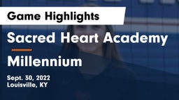 Sacred Heart Academy vs Millennium   Game Highlights - Sept. 30, 2022