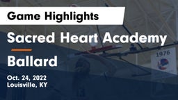 Sacred Heart Academy vs Ballard  Game Highlights - Oct. 24, 2022