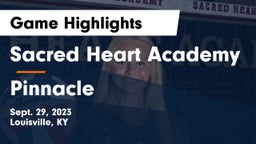 Sacred Heart Academy vs Pinnacle  Game Highlights - Sept. 29, 2023