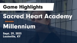 Sacred Heart Academy vs Millennium   Game Highlights - Sept. 29, 2023