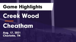 Creek Wood  vs Cheatham Game Highlights - Aug. 17, 2021