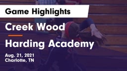 Creek Wood  vs Harding Academy Game Highlights - Aug. 21, 2021