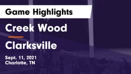 Creek Wood  vs Clarksville  Game Highlights - Sept. 11, 2021