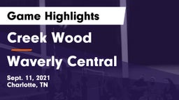 Creek Wood  vs Waverly Central  Game Highlights - Sept. 11, 2021