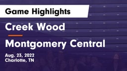 Creek Wood  vs Montgomery Central Game Highlights - Aug. 23, 2022