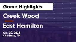 Creek Wood  vs East Hamilton  Game Highlights - Oct. 20, 2022