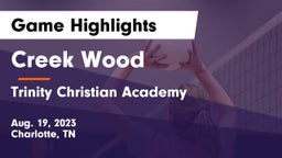 Creek Wood  vs Trinity Christian Academy  Game Highlights - Aug. 19, 2023