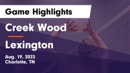 Creek Wood  vs Lexington  Game Highlights - Aug. 19, 2023