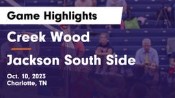 Creek Wood  vs Jackson South Side Game Highlights - Oct. 10, 2023