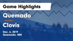 Quemado  vs Clovis  Game Highlights - Dec. 6, 2019