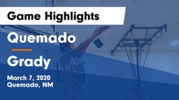 Quemado  vs Grady  Game Highlights - March 7, 2020