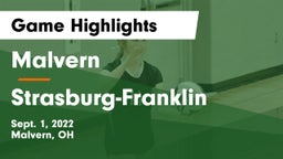Malvern  vs Strasburg-Franklin Game Highlights - Sept. 1, 2022