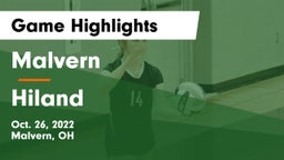 Malvern  vs Hiland  Game Highlights - Oct. 26, 2022