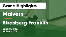 Malvern  vs Strasburg-Franklin  Game Highlights - Sept. 26, 2023