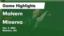 Malvern  vs Minerva  Game Highlights - Oct. 5, 2023