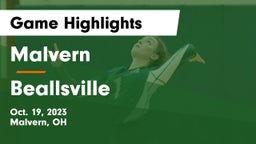 Malvern  vs Beallsville  Game Highlights - Oct. 19, 2023