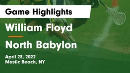 William Floyd  vs North Babylon  Game Highlights - April 23, 2022