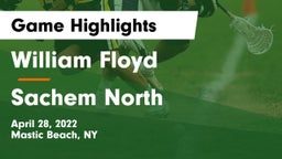 William Floyd  vs Sachem North  Game Highlights - April 28, 2022