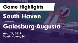 South Haven  vs Galesburg-Augusta Game Highlights - Aug. 24, 2019