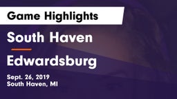 South Haven  vs Edwardsburg  Game Highlights - Sept. 26, 2019