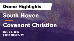 South Haven  vs Covenant Christian  Game Highlights - Oct. 31, 2019