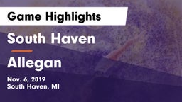 South Haven  vs Allegan  Game Highlights - Nov. 6, 2019