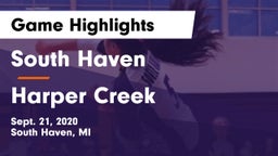 South Haven  vs Harper Creek  Game Highlights - Sept. 21, 2020