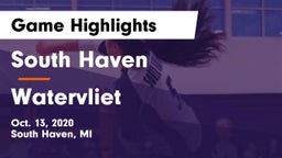 South Haven  vs Watervliet Game Highlights - Oct. 13, 2020