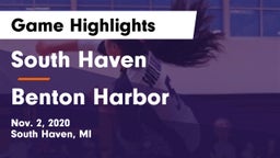 South Haven  vs Benton Harbor Game Highlights - Nov. 2, 2020