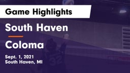 South Haven  vs Coloma  Game Highlights - Sept. 1, 2021