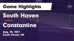 South Haven  vs Constantine  Game Highlights - Aug. 28, 2021