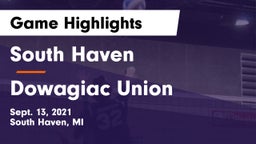 South Haven  vs Dowagiac Union Game Highlights - Sept. 13, 2021