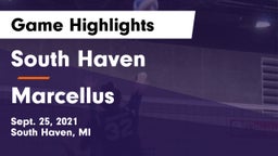 South Haven  vs Marcellus  Game Highlights - Sept. 25, 2021