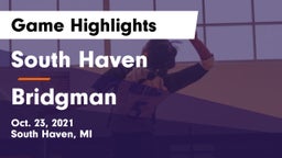 South Haven  vs Bridgman  Game Highlights - Oct. 23, 2021