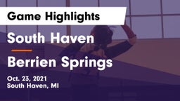 South Haven  vs Berrien Springs  Game Highlights - Oct. 23, 2021