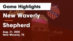 New Waverly  vs Shepherd  Game Highlights - Aug. 21, 2020