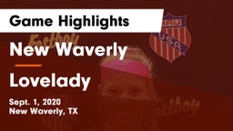 New Waverly  vs Lovelady  Game Highlights - Sept. 1, 2020