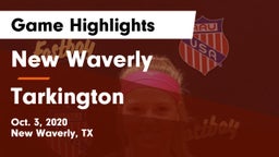 New Waverly  vs Tarkington  Game Highlights - Oct. 3, 2020